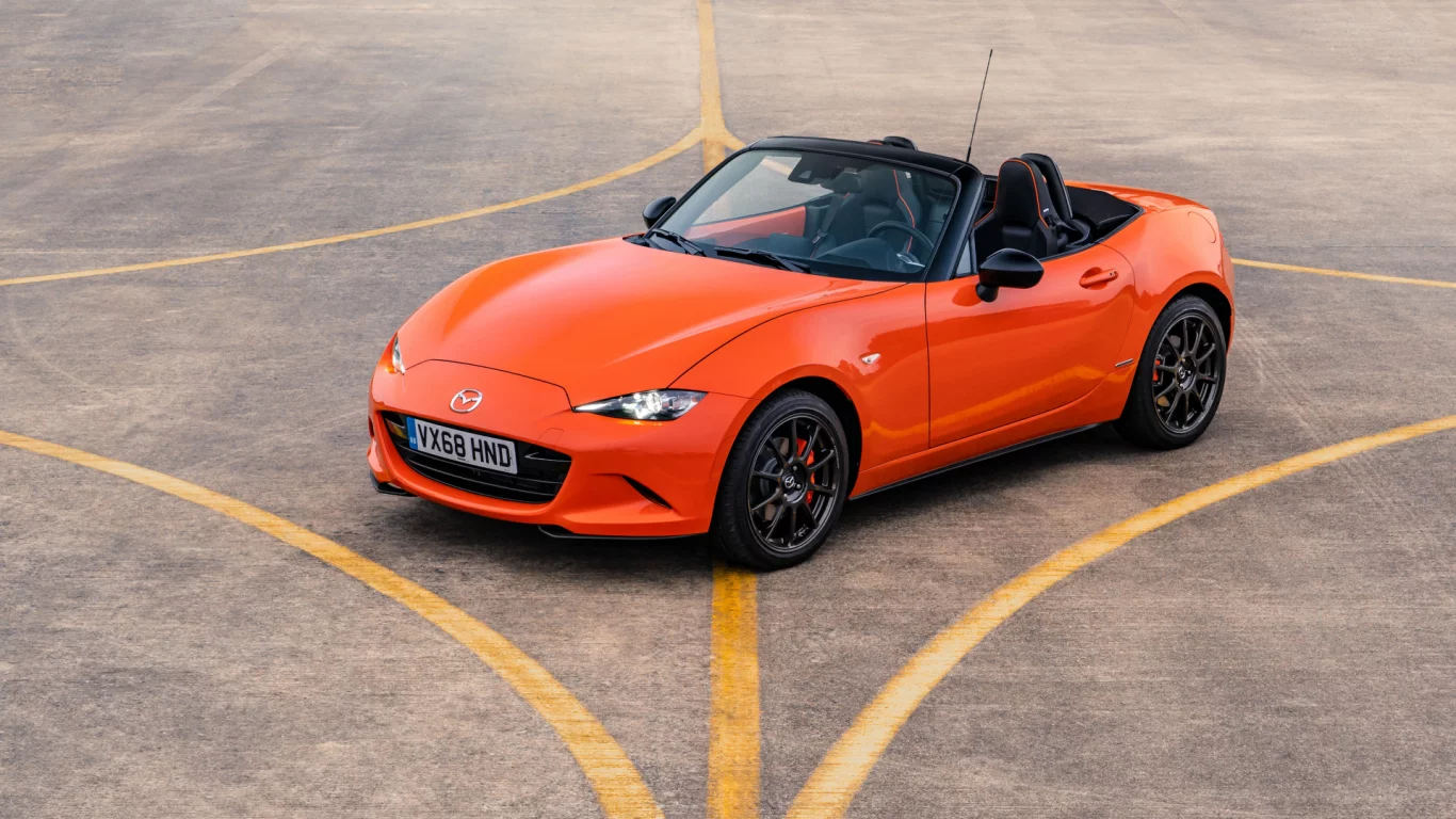 auto, mazda, cabriolet