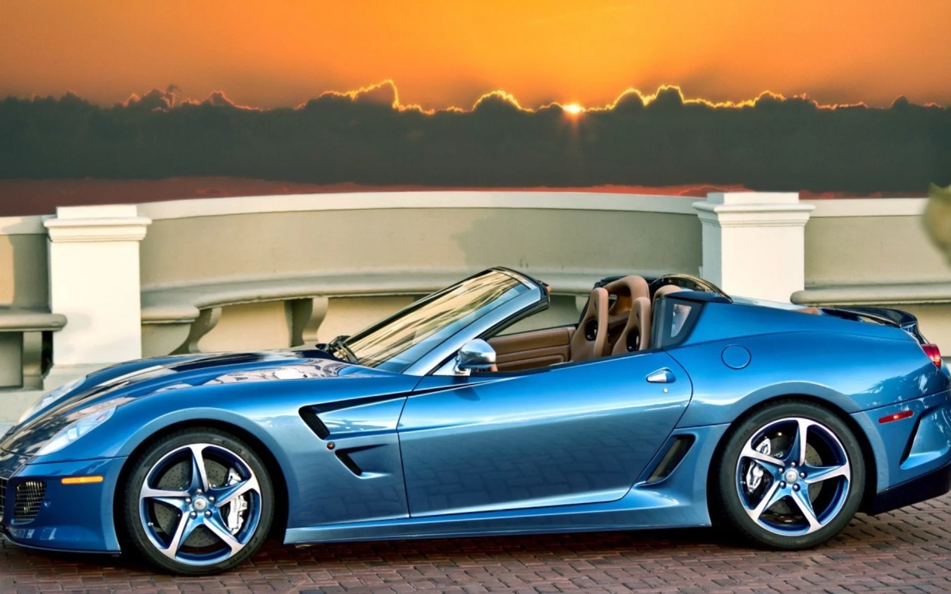 auto, ferrari, roadster