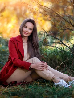 девушка, милая, симпатичная, природа, лес