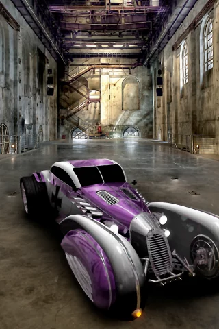 auto, hot road