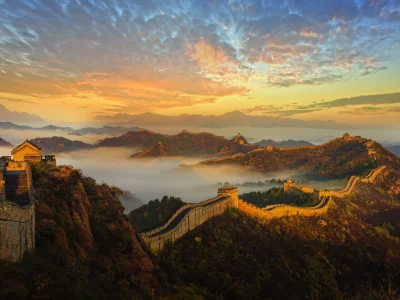 китай, великая, стена, great wall