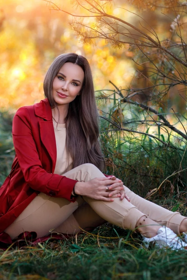 девушка, милая, симпатичная, природа, лес