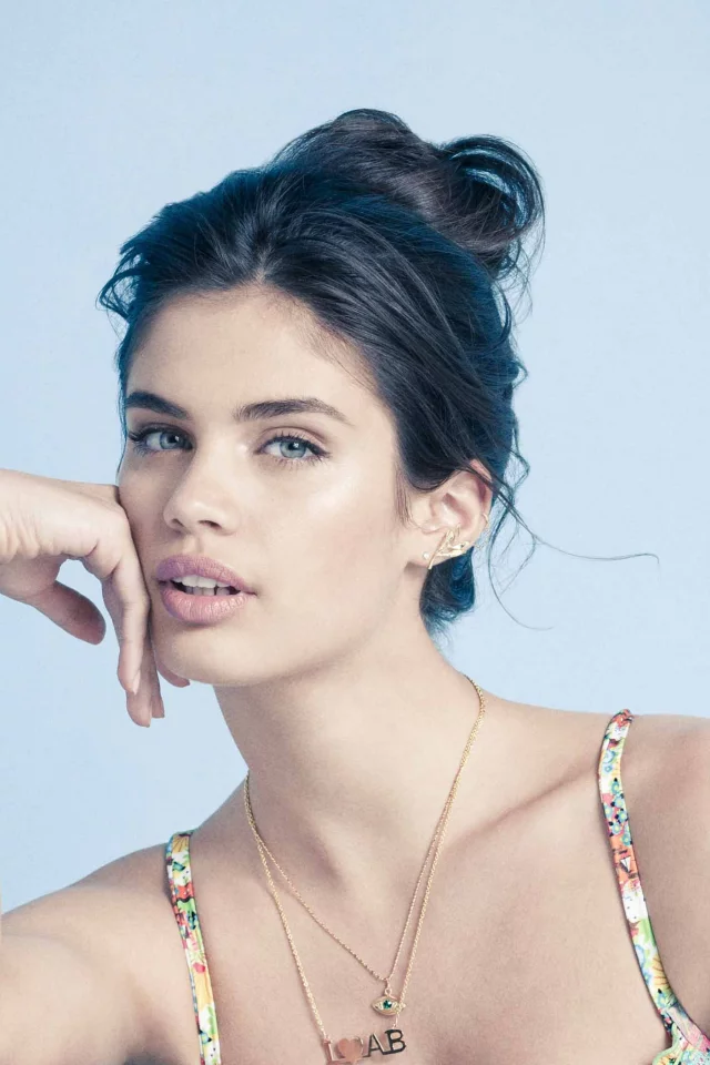 девушка, взгляд, sara sampaio