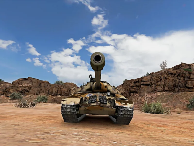 world of tanks, игра, бой, камуфляж, ис 3, вид спереди