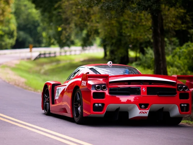 auto, sportcar ferrari fxx