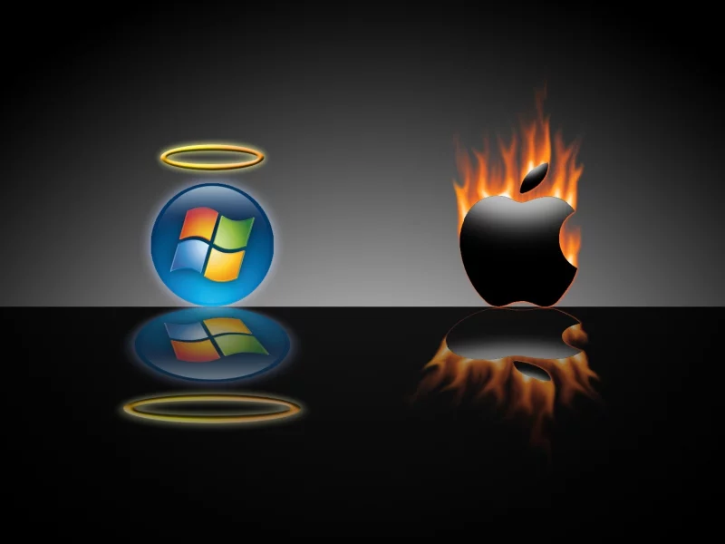 indows, vs, apple