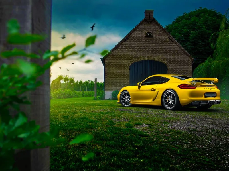auto, porsche cayman gt4