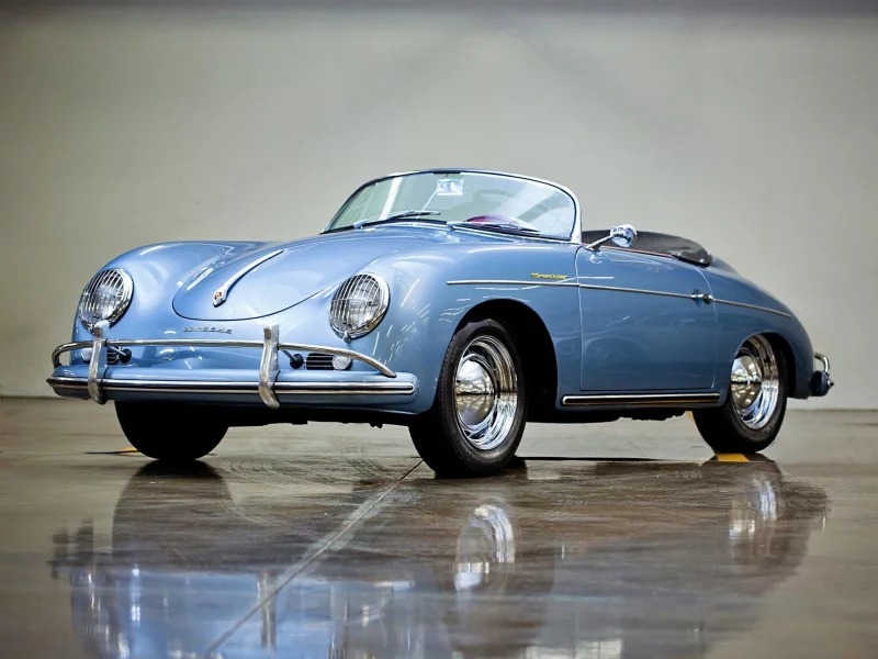 автомобиль, порше, porsche356, кабриолет