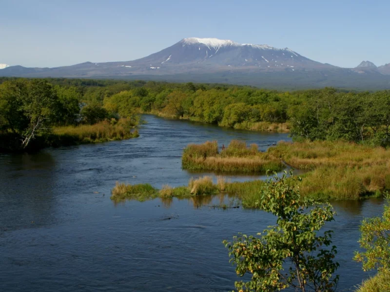 гора, озеро