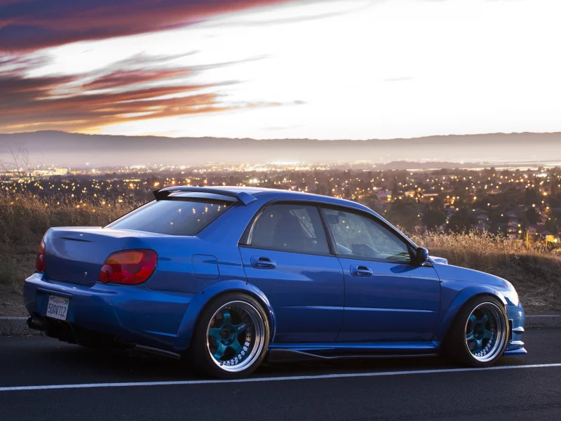 auto, subaru impreza sti