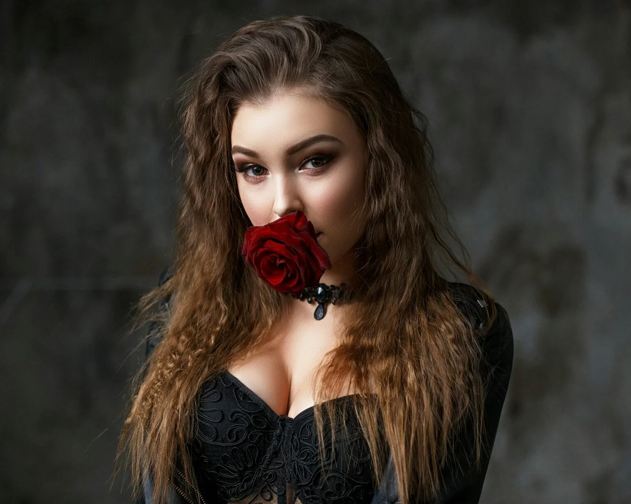 девушка, милая, красивая, симпатичная, взгляд