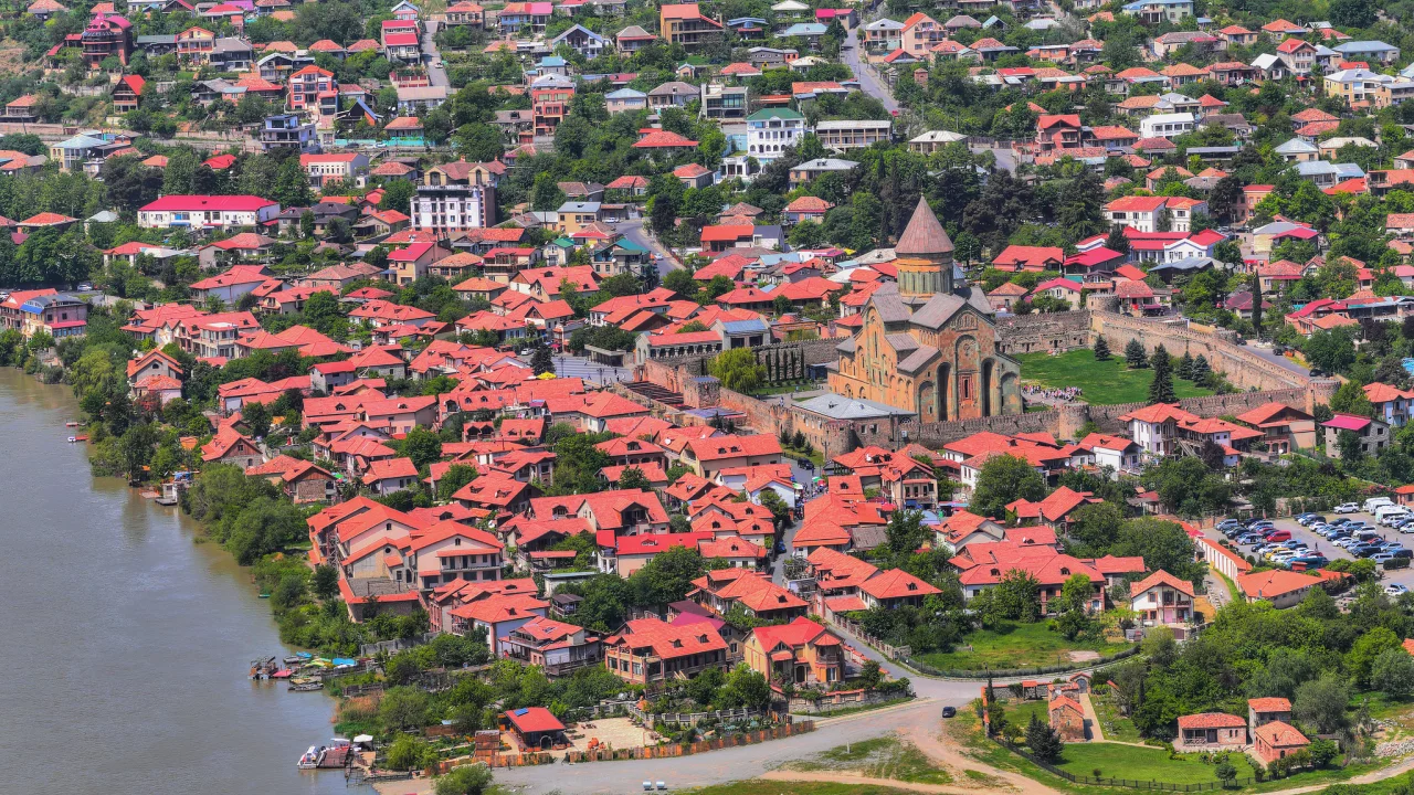 мцхета, грузия, день