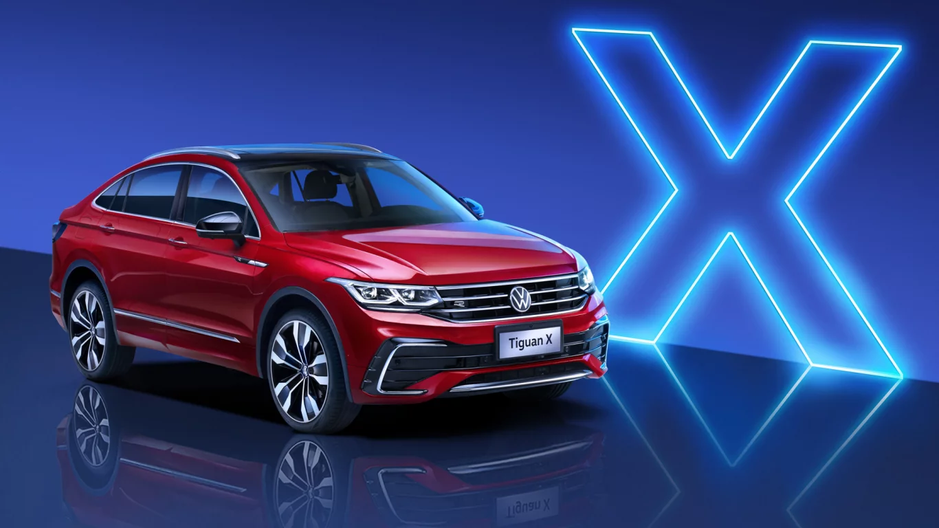 auto, volkswagen tiguan, x line