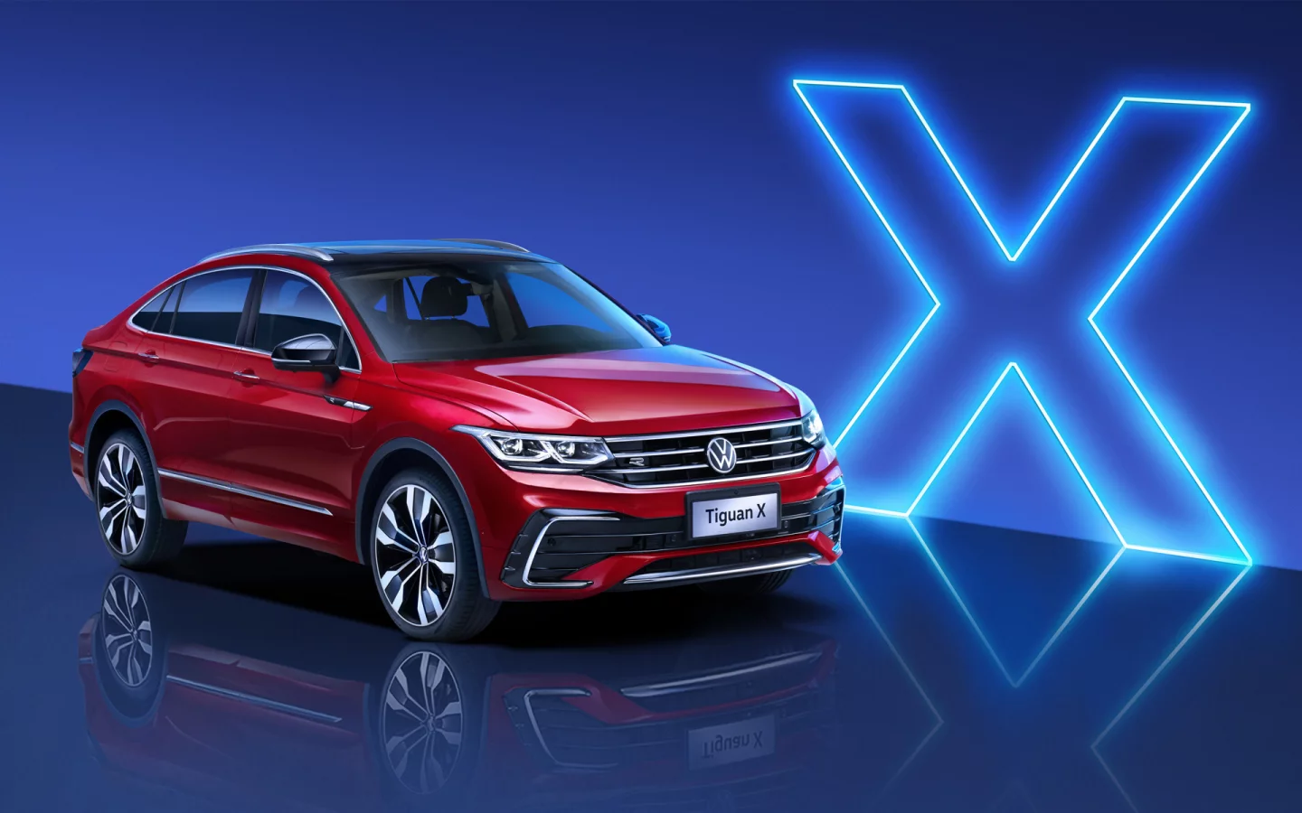 auto, volkswagen tiguan, x line