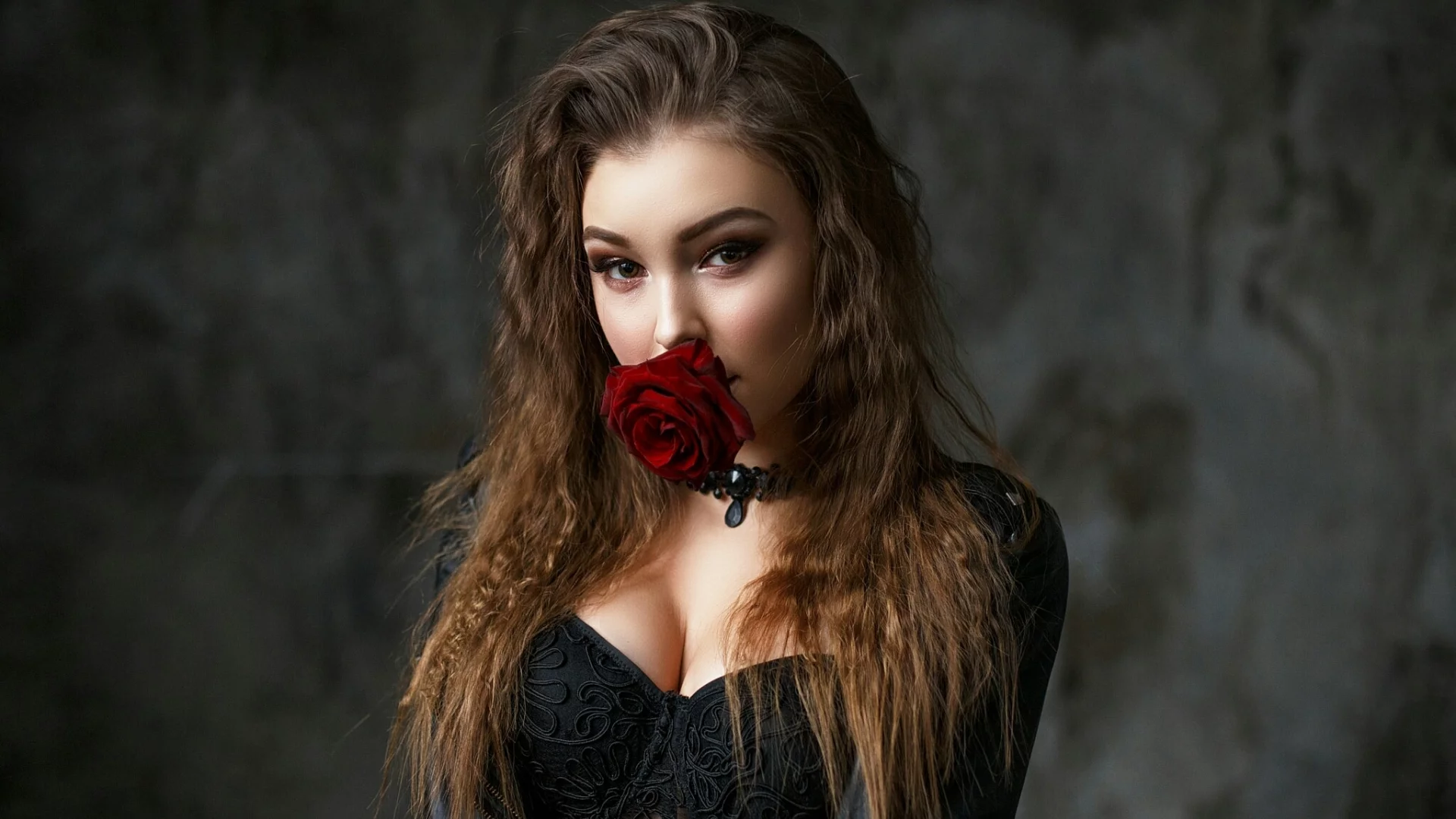 девушка, милая, красивая, симпатичная, взгляд