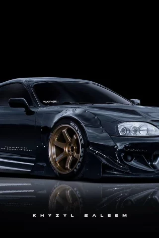 auto, toyota supra, tuning