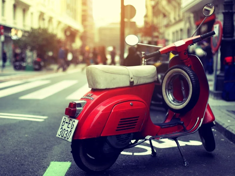 мотороллер, скутер vespa