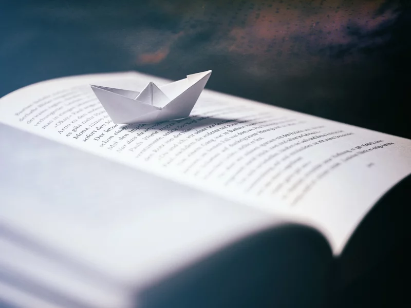 бумажный кораблик, книга