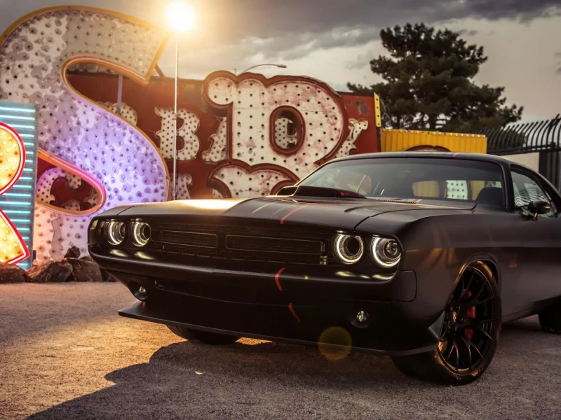 auto, dodge challenger srt