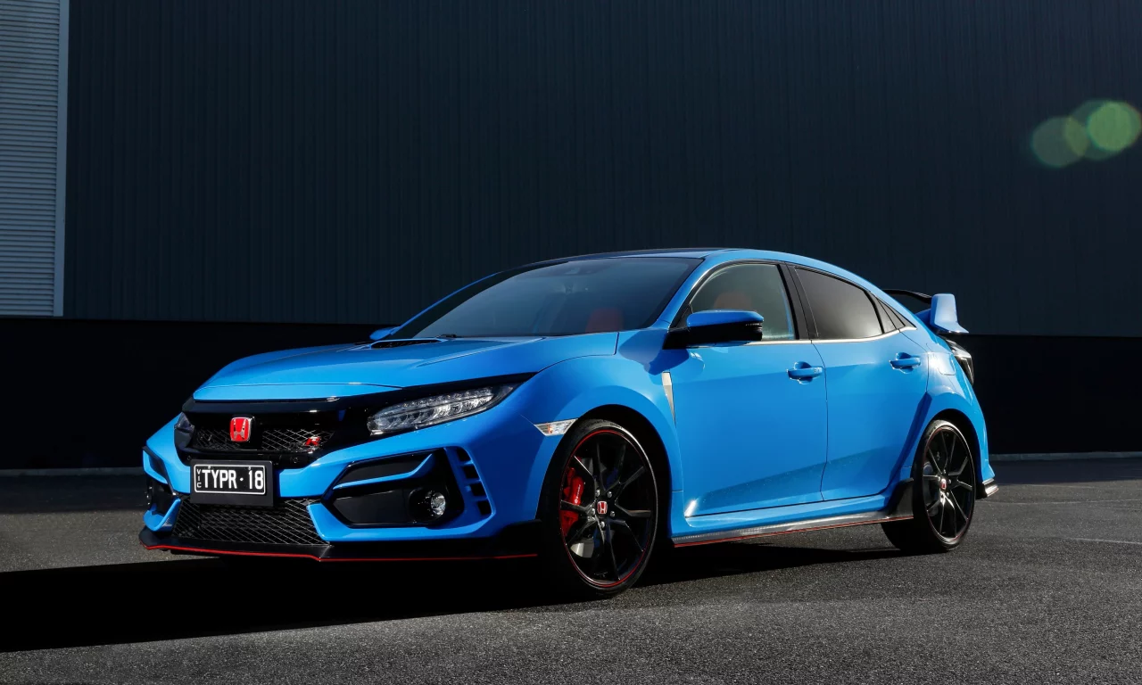 honda, civic, blue
