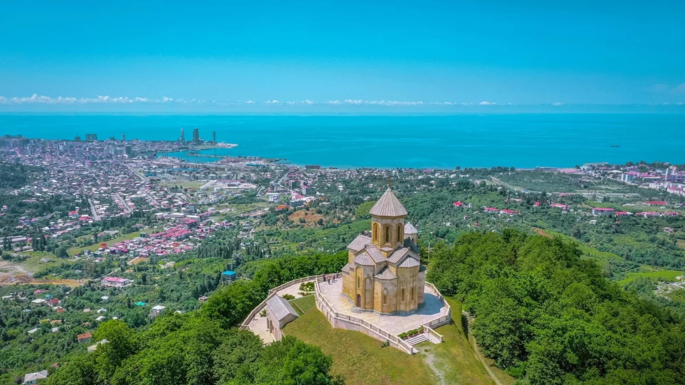 батуми, грузия, вечер