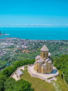 батуми, грузия, вечер