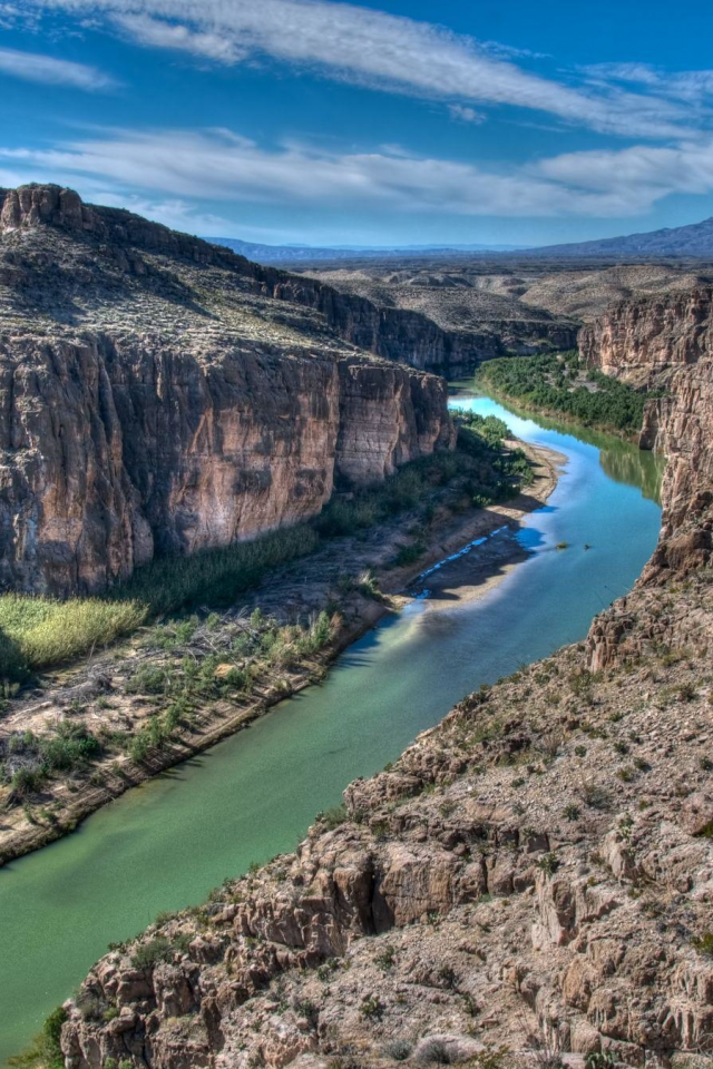 природа, скалы, каньон, big bend, national park, река