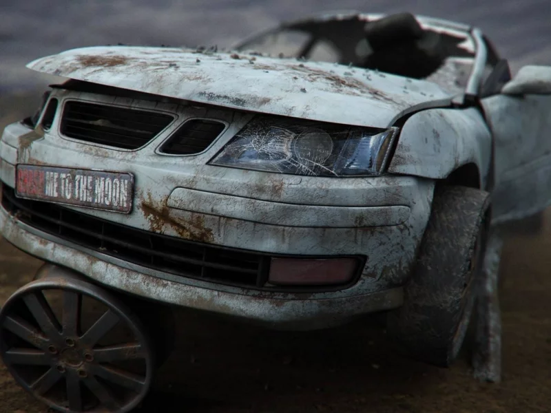 автомобиль, сааб, saab, рухлядь