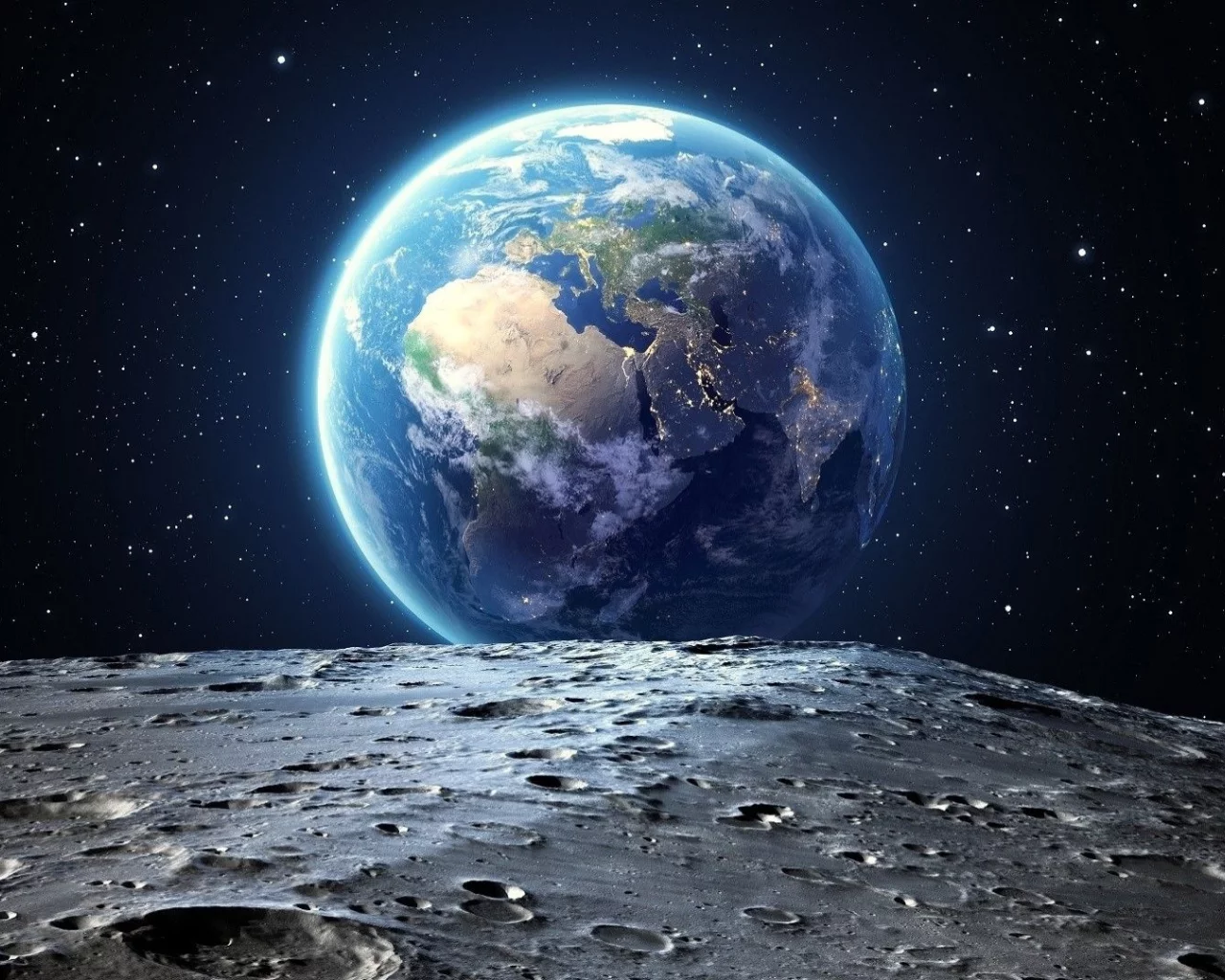 space, planet, satellite, moon