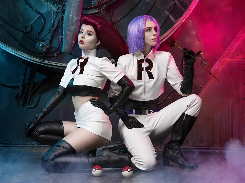 girls, costume, cosplay