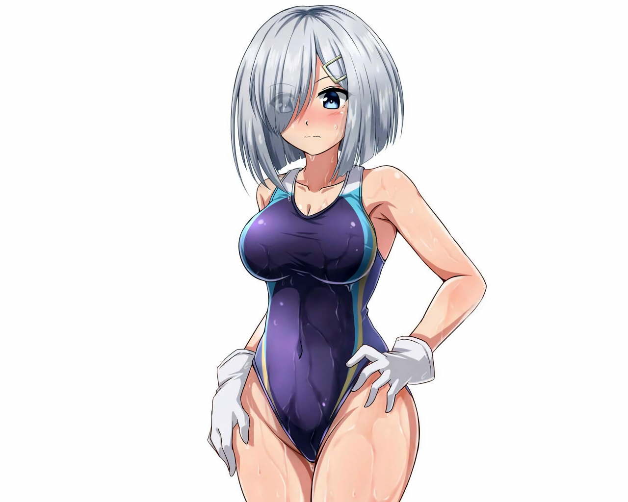 anime, girl, swimsuit