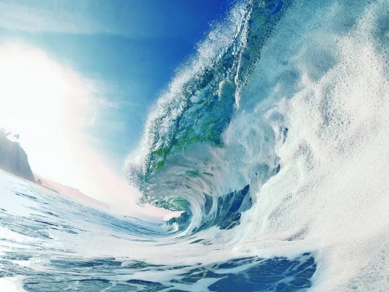 nature, sea, wave, surf
