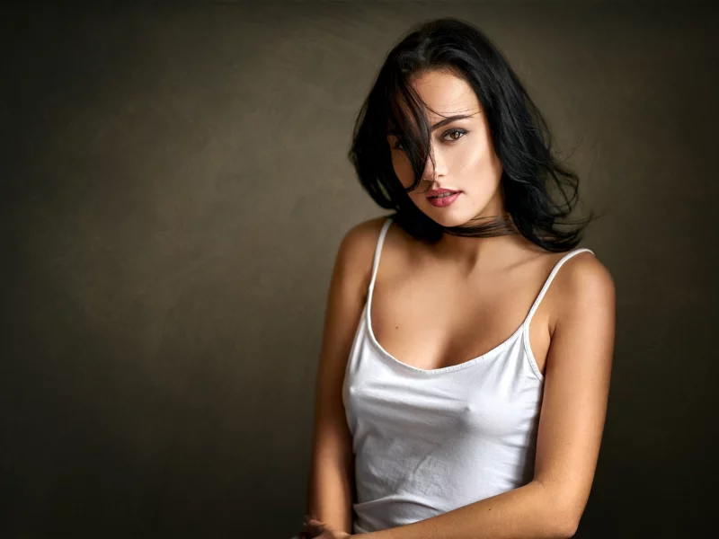 girl, pretty, beautiful, brunette, portrait