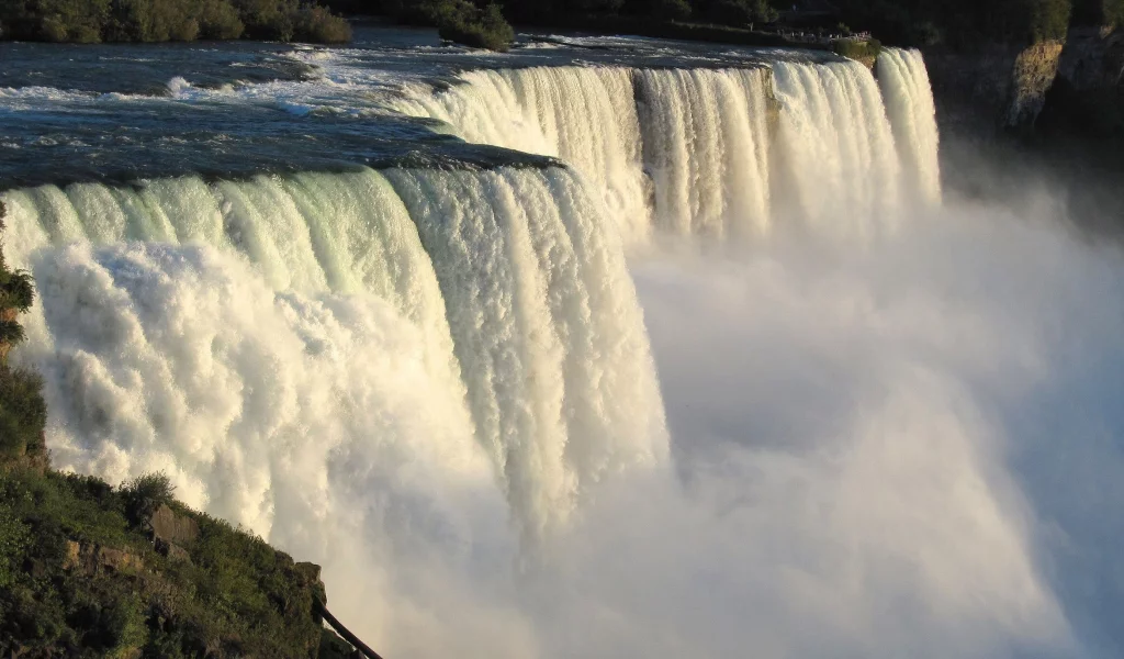 nature, waterfall, stream, water, spray