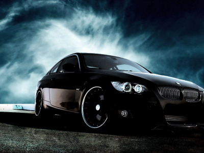 car, auto, bmw, black