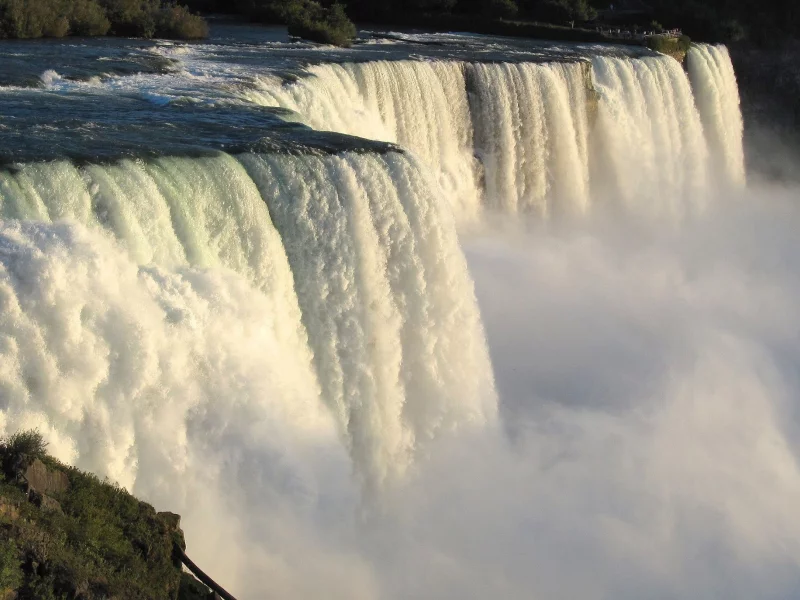 nature, waterfall, stream, water, spray