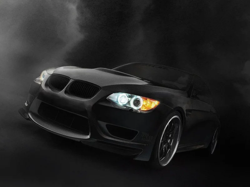 car, auto, bmw, black