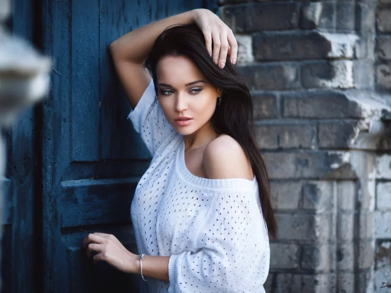 girl, beautiful, cute, brunette, longhaired, sexy