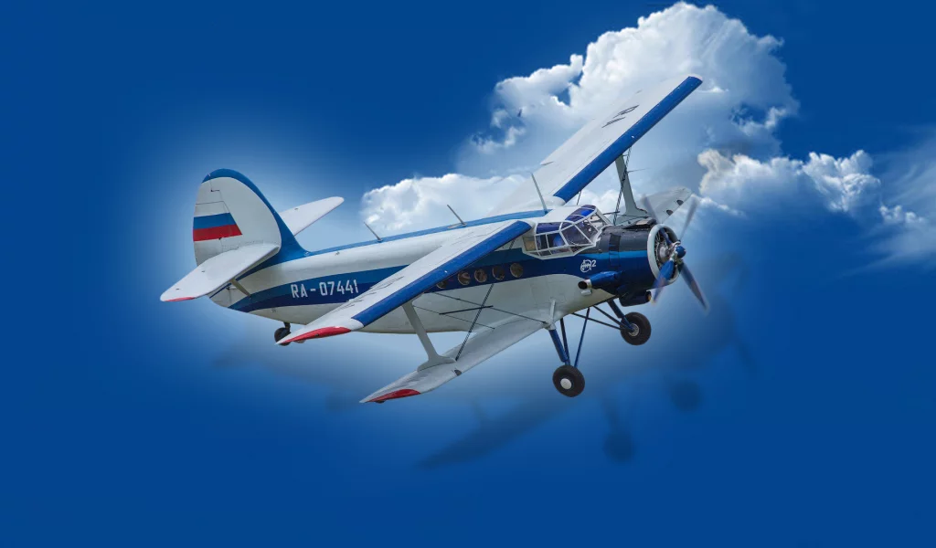 aviation, airplane, biplane, an 2, sky, flight