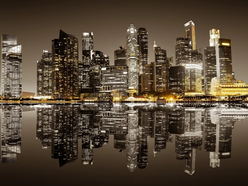 manhattan, cities, lights, skyscrapers