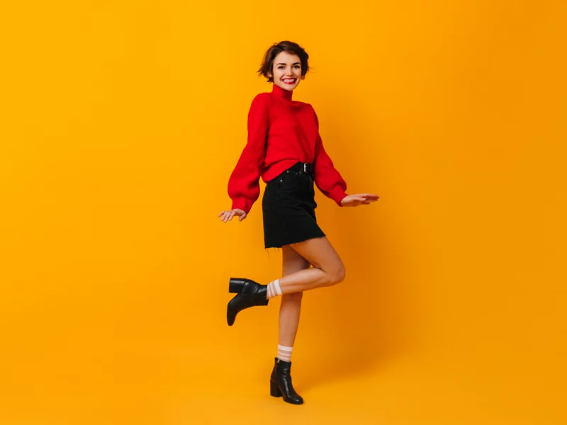 girl, sweet, beautiful, skirt, joy