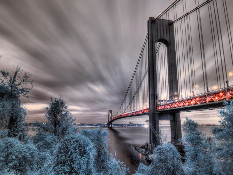city, new york, fort wadsworth, bridge