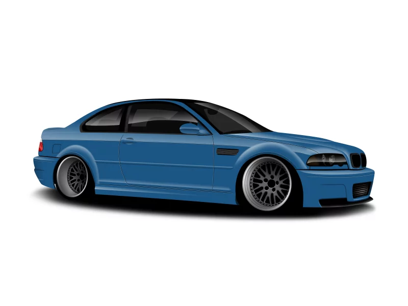 auto, bmw e46