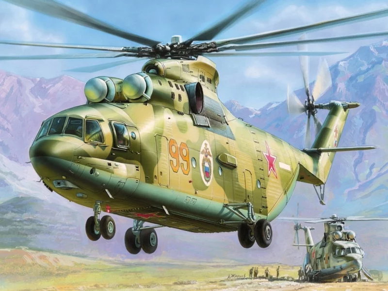 aviation, helicopter, mi 26