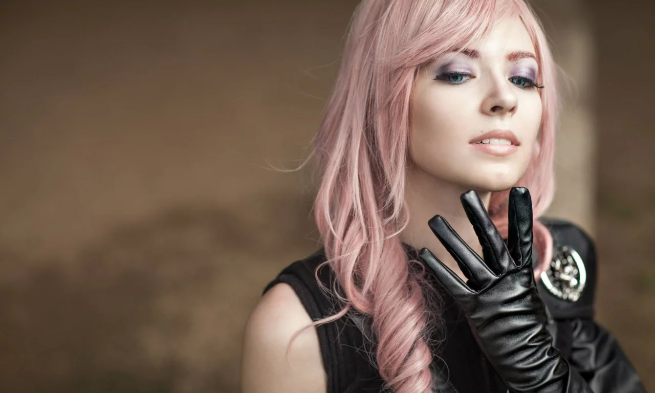 girl, beautiful, cosplay lightning