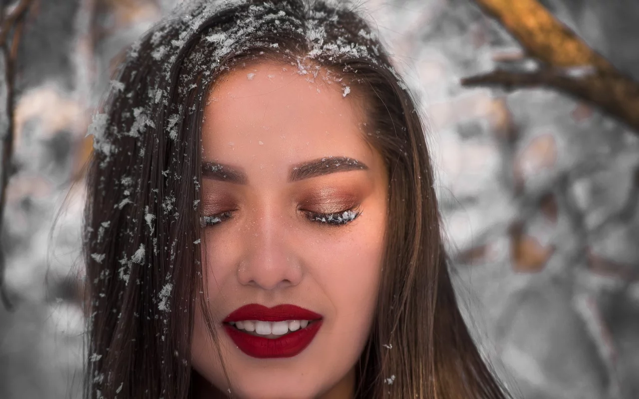 girl, beautiful, snow, winter