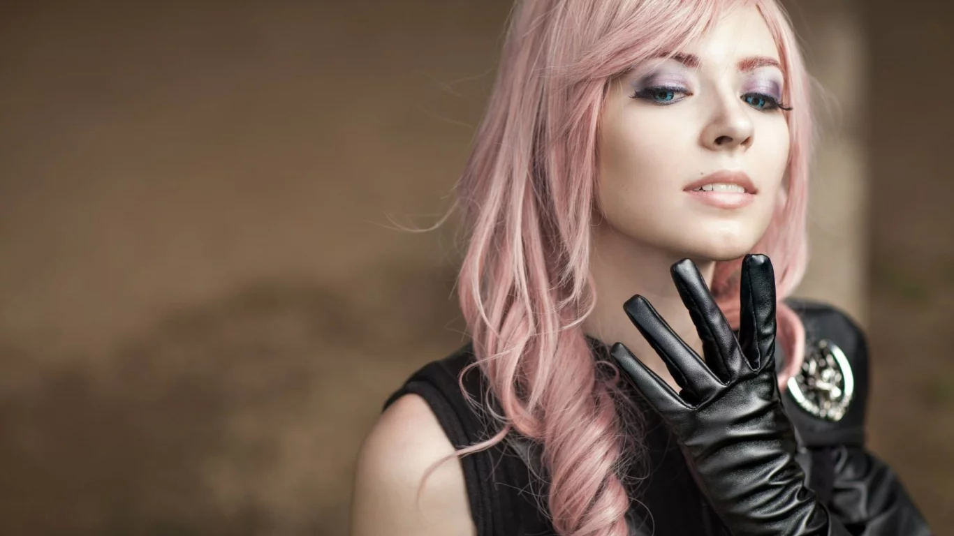 girl, beautiful, cosplay lightning