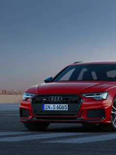 auto, red audi