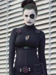 girl, cosplay domino