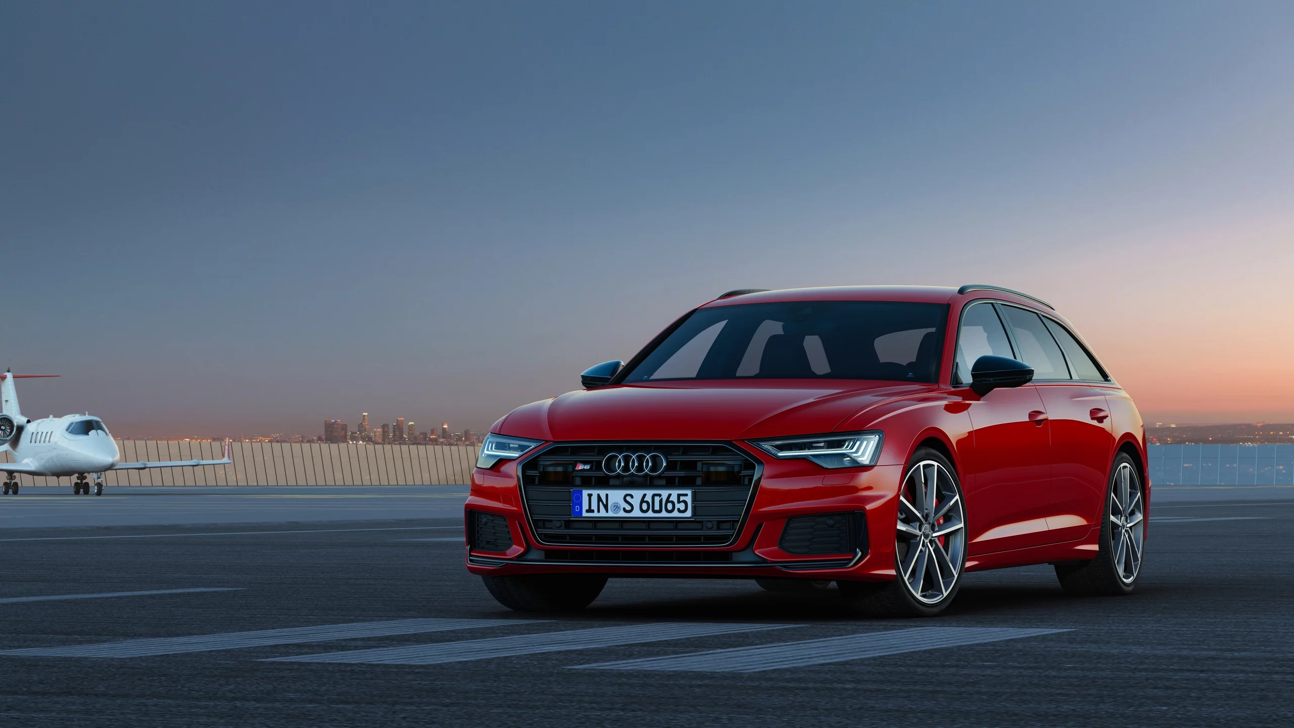 auto, red audi